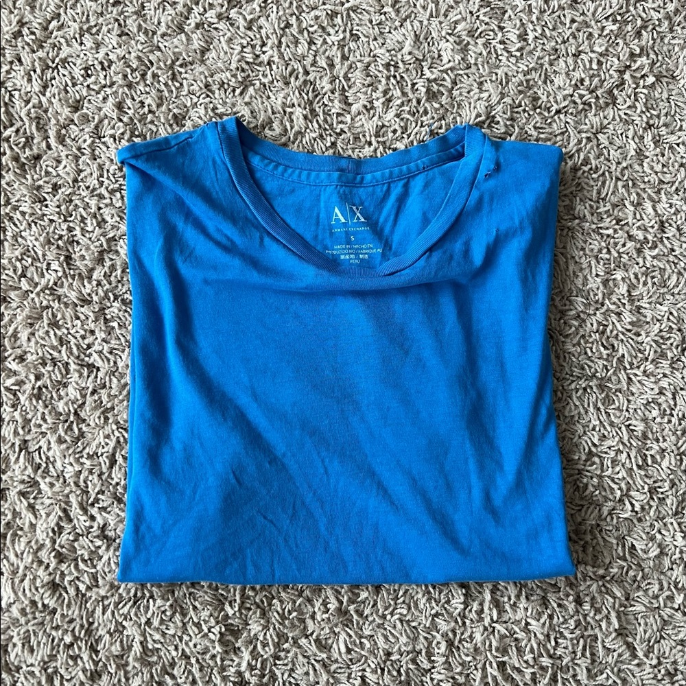 Armani Exchange Vintage Mens T-Shirt - Blue size Small